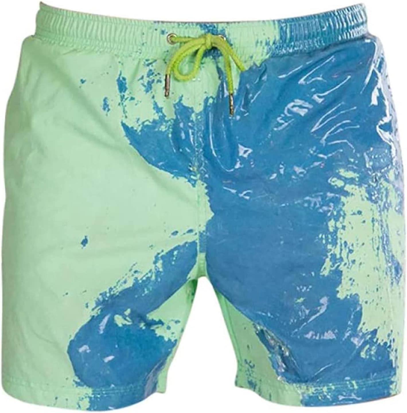 Color Changing Shorts, Men'S Sports Quick Dry Temperature Sensitive Color Changing Swim Trunks